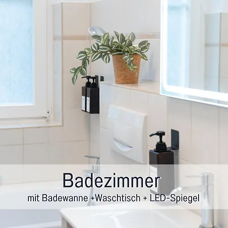 Apartamento Benville - 54qm Für 5 Personen - Ruhige Lage&stellplatz - Wlan - Zentral - Fahrradkeller