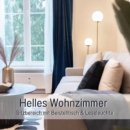 Apartmán Benville - 54qm Fuer 5 Personen - Ruhige Lage & Stellplatz - Wlan - Zentral - Fahrradkeller *