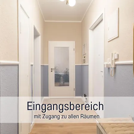 Apartmán Benville - 54qm Fuer 5 Personen - Ruhige Lage & Stellplatz - Wlan - Zentral - Fahrradkeller *
