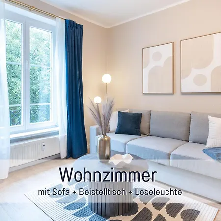 Apartmán Benville - 54qm Fuer 5 Personen - Ruhige Lage & Stellplatz - Wlan - Zentral - Fahrradkeller *