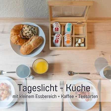Apartmán Benville - 54qm Fuer 5 Personen - Ruhige Lage & Stellplatz - Wlan - Zentral - Fahrradkeller