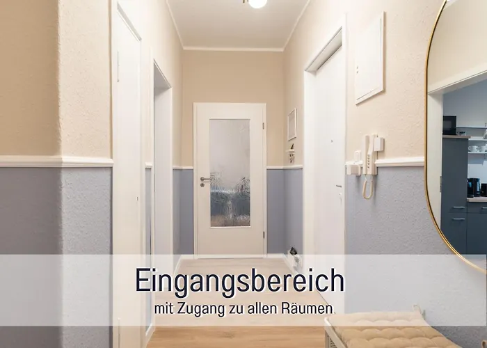 Apartamento Benville - 54qm Für 5 Personen - Ruhige Lage&stellplatz - Wlan - Zentral - Fahrradkeller *
