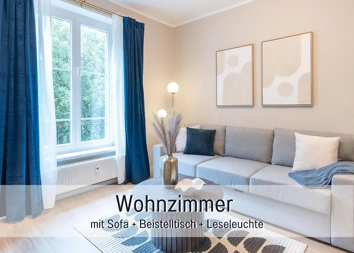 Apartamento Benville - 54qm Für 5 Personen - Ruhige Lage&stellplatz - Wlan - Zentral - Fahrradkeller *