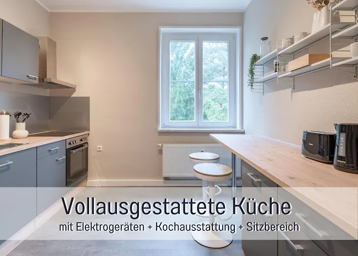 Apartamento Benville - 54qm Für 5 Personen - Ruhige Lage&stellplatz - Wlan - Zentral - Fahrradkeller *
