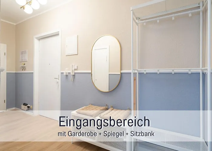 Apartamento Benville - 54qm Für 5 Personen - Ruhige Lage&stellplatz - Wlan - Zentral - Fahrradkeller *
