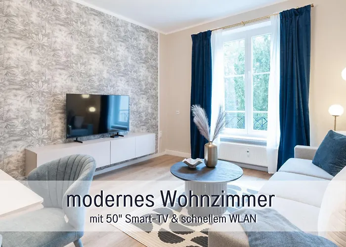 Apartamento Benville - 54qm Für 5 Personen - Ruhige Lage&stellplatz - Wlan - Zentral - Fahrradkeller *